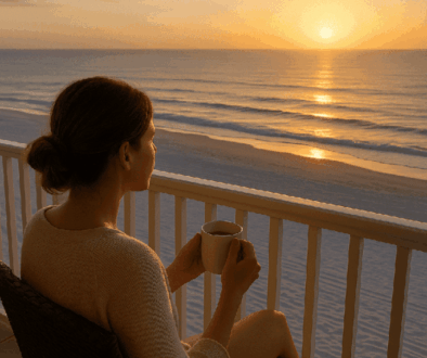 Morning Coffee with a Gulf View